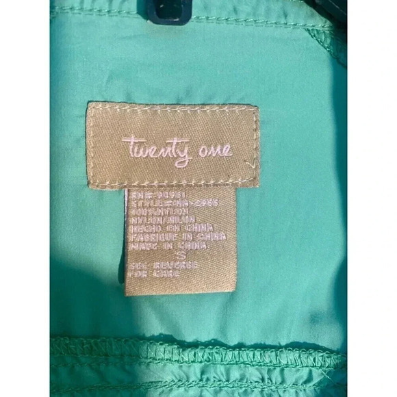 Vintage Green Twenty One Brand Jacket Size Small St Patrick’s Day March Spring - Picture 4 of 4